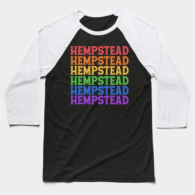 HEMPSTEAD CITY Baseball T-Shirt by OlkiaArt